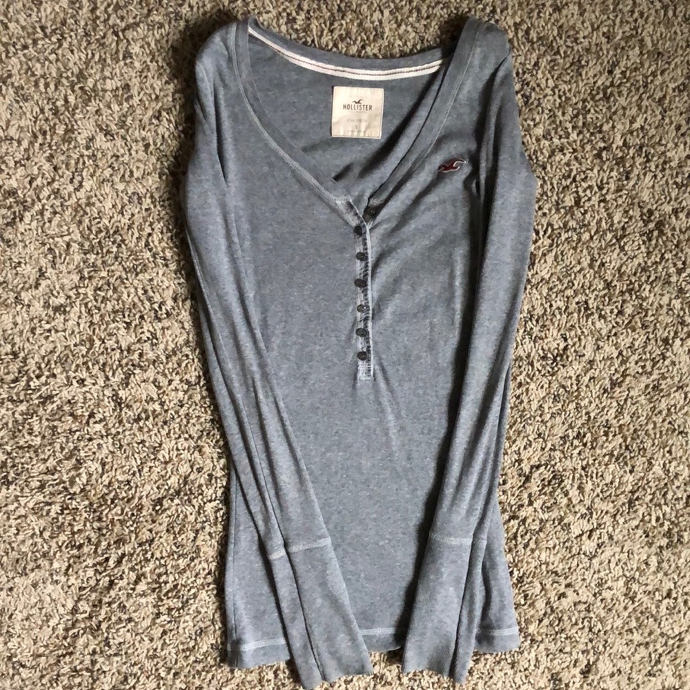 Hollister gray long sleeve